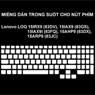 Lenovo LOQ key button sticker 15IRX9, 15IAX9, 15IAX9I, 15AHP9, 15ARP9 | International Layout