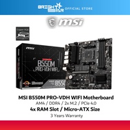 MSI B550M PRO-VDH WIFI AM4 MATX Motherboard