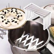 其他品牌 - 多功能不銹鋼伸縮蒸架瀝水鍋蓋架盤架子折疊家用廚房收納架排骨架 蒸架