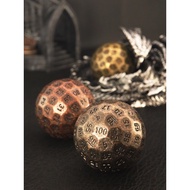 Various Types D100Solid Metal Dice Cthulu COC Role-Playing Game Dice Dungeons and Dragons