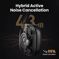 UGREEN Max5c 無線藍牙耳機 ANC 43dB 主動降噪 Hi-Res LDAC 75H 空間音訊耳機