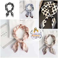 Square polka dot silk scarf size 70x70cm in many colors to make Milana beach camisole