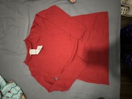 S Max Mara 紅色毛衣