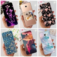 For Samsung J4Plus J415F Case J4 2018 J400F Aesthetic Cute Cat Butterfly Shockproof Soft TPU Slim Bumper For Samsung Galaxy J4 Plus Phone Case Clear Silicone
