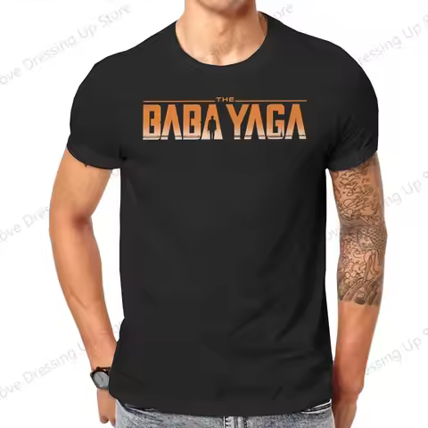 John Wick Movie The Baba Yaga T Shirt Punk Men Tees Summer Clothing COTTON O-Neck TShirt
