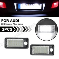 For Audi A3 S3 A4 S4 B6 B7 A6 S6 C6 S5 A5 Cabrio A8 S8 Q7 RS4 A5 S5 2PCS LED License Number Plate Li
