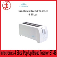 BREAD TOASTER 4 SLICE Innotrics ET-4B  ET4B 220-240V-50/60HZ 1300W Bread Toaster 4 Slices (TOASTER 4 SLICE)