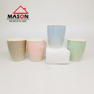 Mason Ceramic Mug/Tea Mug/Coffee Mug With ENLARGING DOTS Motif
