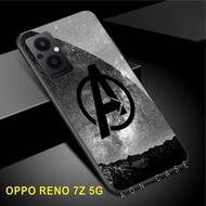 OPPO RENO 7 Z - SoftCase Glass Kaca - [ A28 ] - Pelindung Handphone Hp OPPO RENO 7 Z - Casing Hp OPP