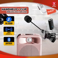 Rolton K700 Voice Amplifier Wireless 2.4G ( Clip & Handheld Mic ) Microphone Speaker School Teaching