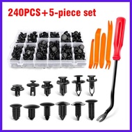 NEW Car Rivet Bolt Joint Clip 240 PCS with 5 PCS Lever 240 Pieces Buckle Box Core Bumper Car Body Na