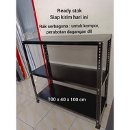 Multipurpose shelf 100 x 40 x 100 cm strong sturdy Stove table Gallon table
