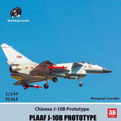 1/144 Chinese J-10b Fighter J-10b Prototype Comes With Boarding Ladder Military Surrounding Assembly