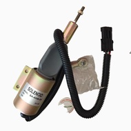 SS 24# 3930236 SA-4348-24V Fuel Shut Off Solenoid for Cummins 4BT 6BT 6CT Excavator