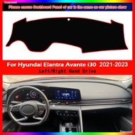 For Hyundai Elantra Avante I30 Sedan CN7 2021 2022 2023 Car Dashboard Cover Dash Mat Board Pad Carpe