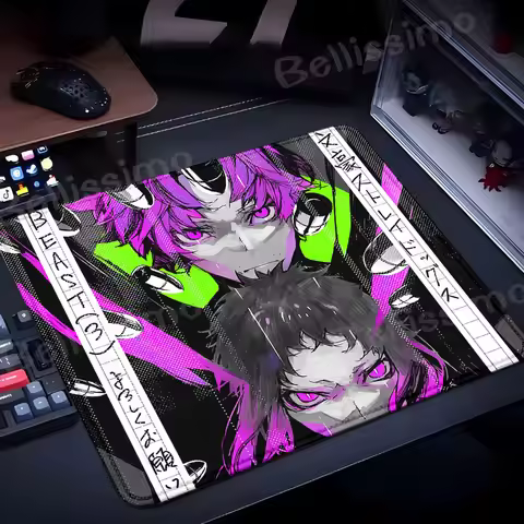 Small Gameing Accessories Mousepad B-Bungo Stray Dogs Mouse Pad Gamer Desk Mat Office PC Mouse Mats 