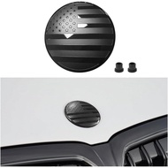 Front Hood American Flag Emblem for BMW, USA Flag Emblem Badge Nameplate for BMW X3 X5 X6 3 4 5 6 7 