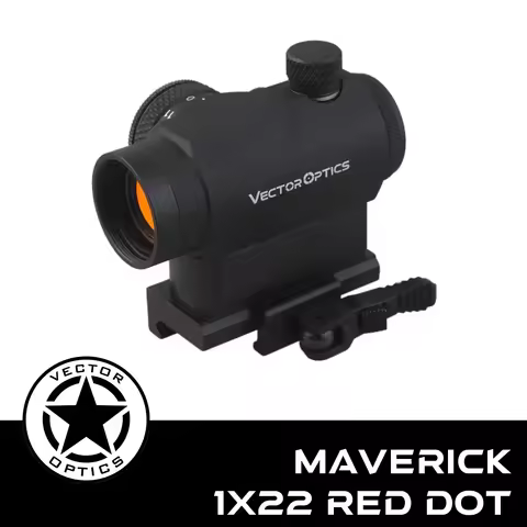 Vector Optics Maverick 1x22 Tactical Compact Red Dot Sight Scope with Quick Release QD Mount For AR 