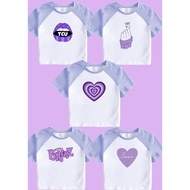 Heriffy Asthetic Croptop Design Lavender