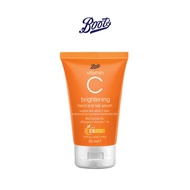 Boots Vitamin C Brightening Hand And Nail Serum บู๊ทส์ วิตามิน ซี ไบรท์เทนนิ่ง แฮนด์ แอนด์ เนล ซีรั่ม 85 มล.