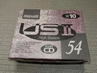 日製 Maxell USII 54分鐘第二類(Type II)空白錄音帶卡帶 Made in Japan