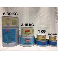 GAM KOSSAN (A+B) / SET KOSSAN EPOXY GLUE (A+B) KOSSAN GLUE GAM - GLR MARINE / 0.3KG * 1KG