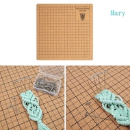 Mary Reusable Braiding Mat Weaving Board Lightweight Crafting Mat for String