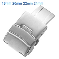 For 18mm 20mm 22mm 24mm Folding Clasp Stainless Steel Watch Band Buckle Diving Style Folding Buckle for Seiko for Citizen Metal Watch Steap Buckle