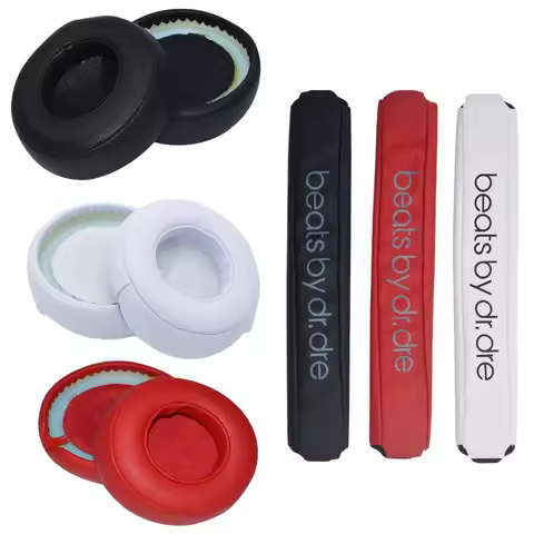 Replacement Ear Pads Headband Pad for Beats By Dr. Dre Pro DETOX Headphones Earpad Ear Cushion Headp