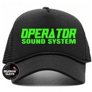 Sound System Operator Hat - Sound System Trucker Operator Hat