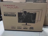 19" Viewpoint V1900HD Led Wide Monitor BrandNew