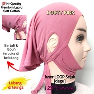 PREMIUM🔥INNER LOOP SEJUK [DAGU @ TANPA DAGU] (TERBUKA DI BAHAGIAN TEPI TELINGA DENGAN JAHITAN DOUBLE
