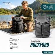 Evernext - Men's Waterproof Backpack, Men's Outdoor Backpack, Rockford Travel Bag, Backpacker Bag