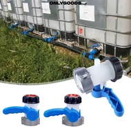 ONLYGOODS IBC Tank Tap Pipe Connector, DN40/DN50 75mm Liters 62mm To Male Export Butterfly Valve Swi