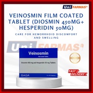 VEINOSMIN FILM COATED TABLET (DIOSMIN 450MG+ HESPERIDIN 50MG)/ EQUIVALENT TO DAFLON 500MG/ UBAT BUAS