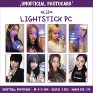 UNOFFICIAL PHOTOCARD AESPA - PC LIGHTSTICK