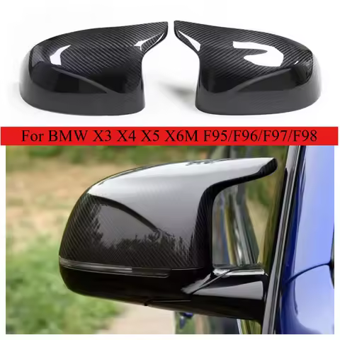 Carbon fiber rearview mirror shell for BMW X3 X4 X5 X6M F95/F96/F97/F98 dry carbon fiber patch rearv