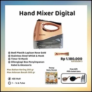 Hand mixer Digital Signora mixer kue roti donat bakpao mixer tangan