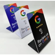 Programmable Tiktok Facebook NFC Chip Review Google Review Custom Nfc Stand Qr Code Nfc Stand Stand