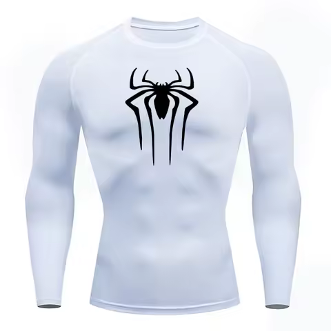 Sun Protection Sports Second Skin Running T-shirt Men's Fitness Rashgarda MMA Long Sleeves Compressi