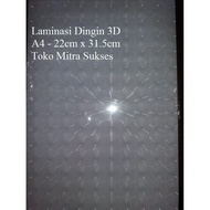 3D Cold Lamination - Three Dimensions A4