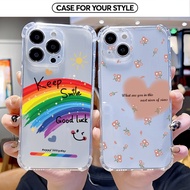 OPPO A18/A57/A1K/A3S/F9/A54/A55/A60/Reno 13F/Reno 12F/F11/F7/... CaseFlexible in Keep Smile Image