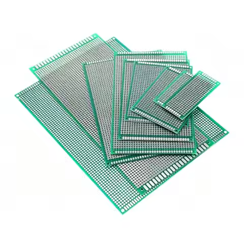 2x8cm 3x7cm 4x6cm 5x7cm 6x8cm 7x9 8x12 9x15cm 10*15CM Green PCB Dual Panel Board DIY Universal Proto