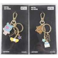 474B 14500 BT21  Two sets of Metal Key Rings