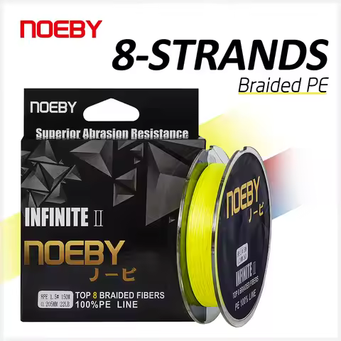 NOEBY X8 8 Strand Braided Fishing Line 150m 300m PE Line 8-103lb High Strength Saltwater Fishing Lin