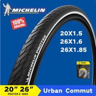 Michelin Protek Bicycle Outer Tire 20X1.5 / 26X1.6 /26X1.85 Anti‑Puncture MTB Mountain Bike Folding 