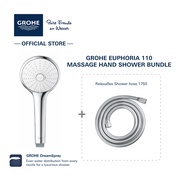 [GROHE Shower Bundle] Euphoria 110 Massage Hand Shower with Hose