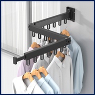 foldable holding-free simple rack clothes corner rack aluminum balcony indoor drying rack cooling ou