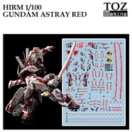 [ TOZ ] HIRM03  HIRM 1/100 GUNDAM ASTRAY RED WATER SLIDE  DECAL [WHITE / RED FLUORESCENT] MODEL KIT