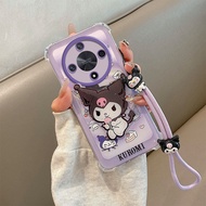 Kuromi Suitable for Honor X50 Phone Case Cartoon Men Women honorx50 Transparent Soft Case Honor X50 